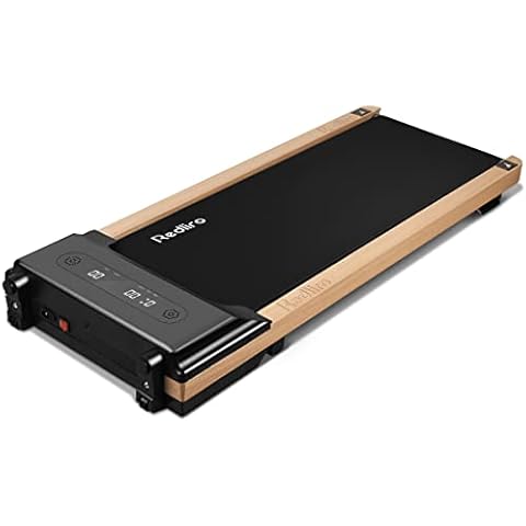 Redliro Walking Pad Treadmill with Wood Texture Cover