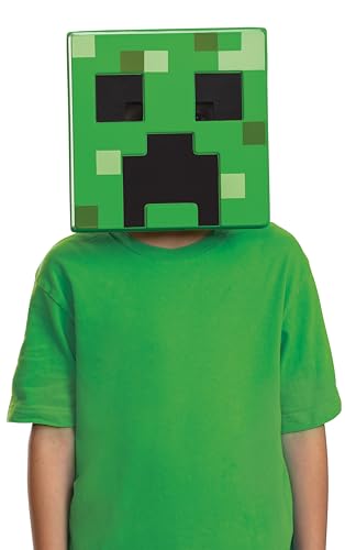 Masque Creeper Minecraft en papier avec sangle réglable confortable