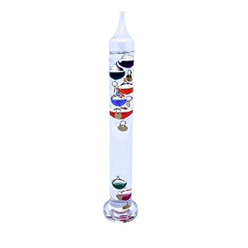 Thorness 30cm Tall Free Standing Galileo Thermometer