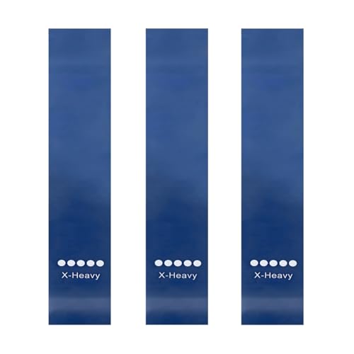 DNXBTSTW Ring Resistance Bands, X-Heavy Heavy Duty Resistance Ring Total Body Fitness Exercise Bands, A Must Have for Fitness Men and Women, Blue 3 Pieces