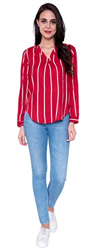 Image of rytras Women's Regular Fit Rayon Printed Top
