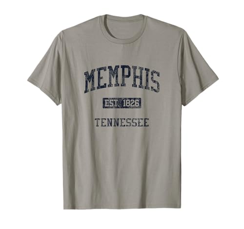 Memphis TN JN4 Vintage Athletic Blue Design T-Shirt