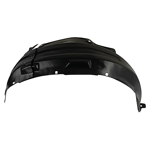 Image of TRQ Front Driver and Passenger Side Rearward Inner Fender Liner Set Compatible with 2008-2022 Toyota Sequoia without Cold Weather Package 2007-2013 Tundra
