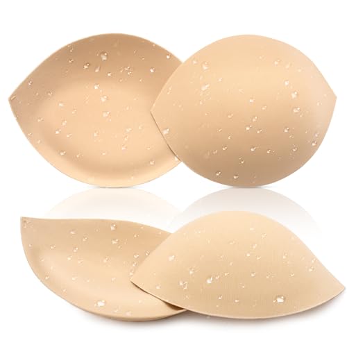 Nimiah Wasserfeste Push-up-Bikini-Einlagen Brustpolster zum Selbernähen Für Badeanzug Sport-BH & Oberteile Sorgt für mehr Volumen & EIN verführerisches Dekolleté