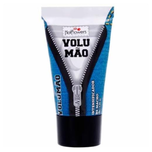 Gel Lubrificante Masculino Volumão Retardante Hot Flowers 25g Kamin