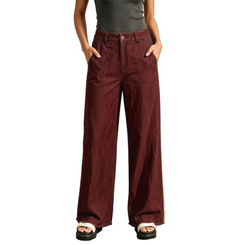 Pantalones cargo de mujer con corte holgado oversize para deporte y ocio
