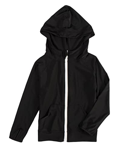 Boys' Rash Guard UPF 50+ Toddler Kids Rashguard Long Sleeve Zipper Sun Protective Hooded Swim Shirt
