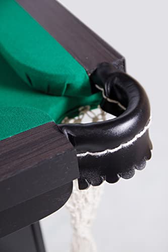 Mesa Sinuca 1,87 x 1,08 Tecido VERDE Procopio tampo MDF + acessórios