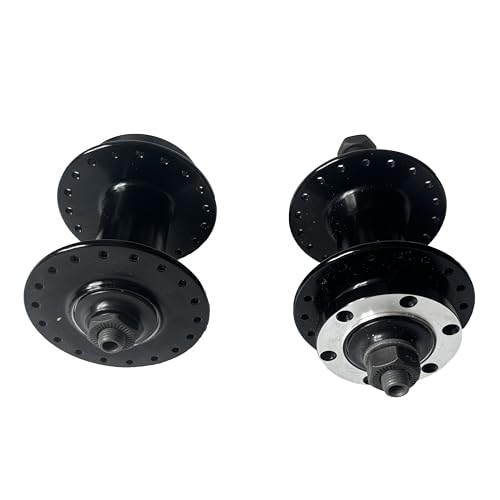 XYAUTO 36H Bike Wheel hub, Front and Rear Bicycle Hub Threaded/Cassette Hub 100 * 135mm with Quick Release (Fit Rotary Freewheel (Threaded))