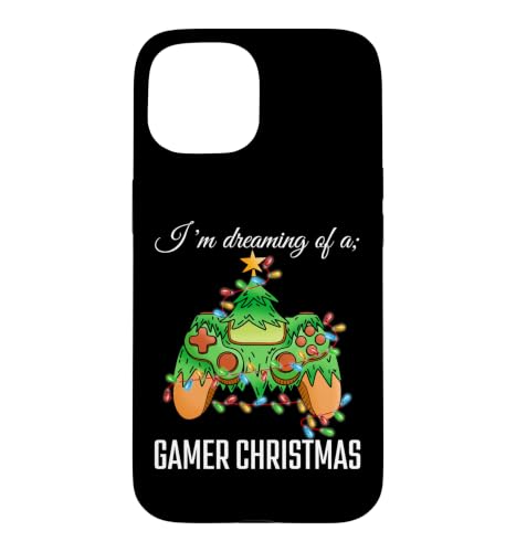 I'm Dreaming Of A Gamer Christmas Ugly Xmas �r�f�I�Q�[�� �ʔ��� �X�}�z�P�[�X iPhone 15 �p