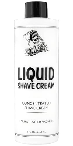 Suavecito Liquid Shave Cream 8 oz. Men's Shaving Professional Product For Machine Use Only
