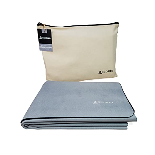 Reise Yogamatte aus Naturkautschuk - ULTIMATE GRAY - vegan &...