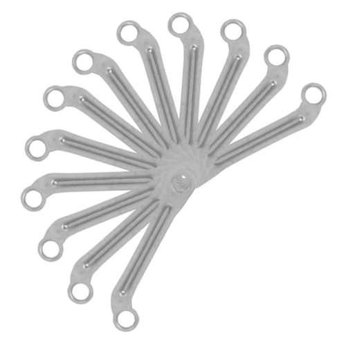 Cabilock 12 Piezas Varillas de Conexión de Hierro para Ventilador Eléctrico Repuesto para Cabezal Oscilante de Ventilador de Fácil Instalación Diseño Estable y Duradero