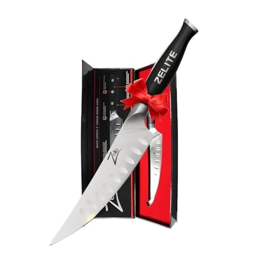Zelite Infinity Boning Knife (Gokujo), 6 Inch Fish Fillet Knife, Filet Knifes for Fish, Fishing Knife, Filet Knife, Fish Knife - German High Carbon Stainless Steel - Razor Sharp Knife - Granton Edge