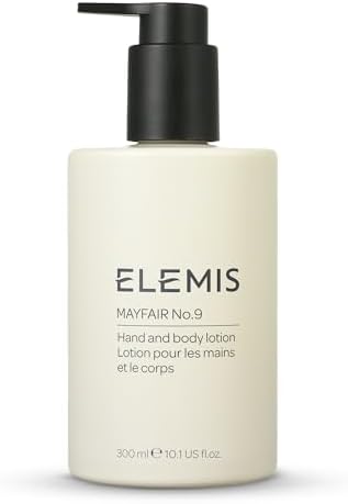 ELEMIS Mayfair No.9 Hand & Body Lotion, Nourishing Shower Cream 300ml & Body Wash for Hydrated, Soft & Smooth Skin