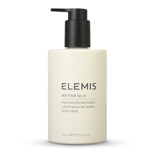 ELEMIS Mayfair No.9 Hand & Body Lotion 300ml - Luxurious Moisturizing Lotion, Nourishes & Softens Skin, Lightly Scented with Floral Notes, for Daily Hydration