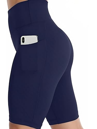Image of Cycling Shorts for Women | High Waist Activewear Shorts | Knee Length Shorts | Workout Shorts for Women | Yoga Shorts