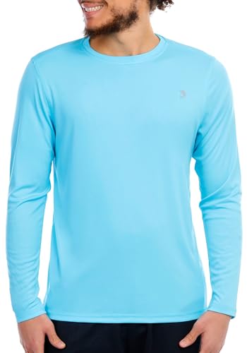 Reel Legends Mens UPF 50+ Solid Reel-Tec Long Sleeve Shirt X-Large Bachelor Blue3