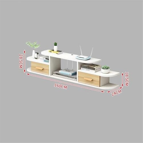 Étagère murale pour console multimédia et meuble TV suspendu