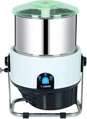 Lakshmi Black White Model 2 L Titling Table Top Wet Grinder with Atta Kneader & Coconut Scrapper | 110 Volt | For USA & Canada