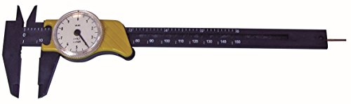 CNC Calidad Relojes de calibre Vernier (fibra de vidrio con redondo profundos métrica Diámetro 2 mm, 150 mm de área de medición