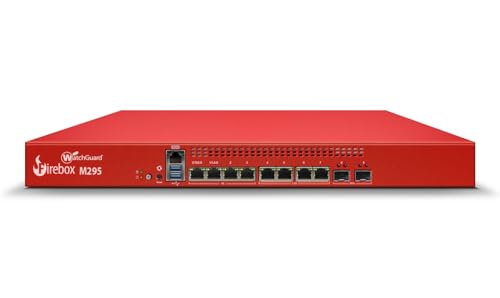 Image of WatchGuard Firebox M295 with 3 Year Basic Security Suite - Rackmount Firewall, 4X 2.5Gb RJ45 + 4X 1Gb RJ45 & 2X 10Gb SFP+ Ports, Small Branch Security (WGM29500703)