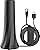 2025 TV Antenna for Smart TV and Old TV, 1900+ Miles Range HD Digital TV Antenna Indoor with 360° Signal Strongest Booster, Supports Local Channels 1080P 4K Reception 16.41FT Long Cable