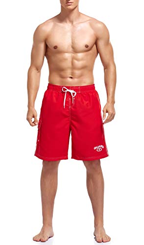 Adoretex Men's Guard Board Short Swimsuit (Mg001) - Red - Large #TOP3