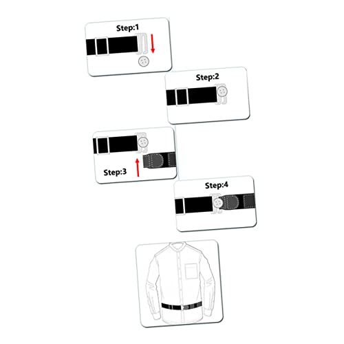 Unisex Shirt Belt Stays Non-slip Straps for Men Fashionable Belt Shirt Lock Feature 5