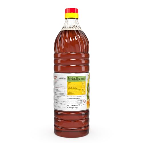 Image of Elephant Brand Hathi Marka Kacchi Ghani Mustard Oil - 1 Litre Bottle
