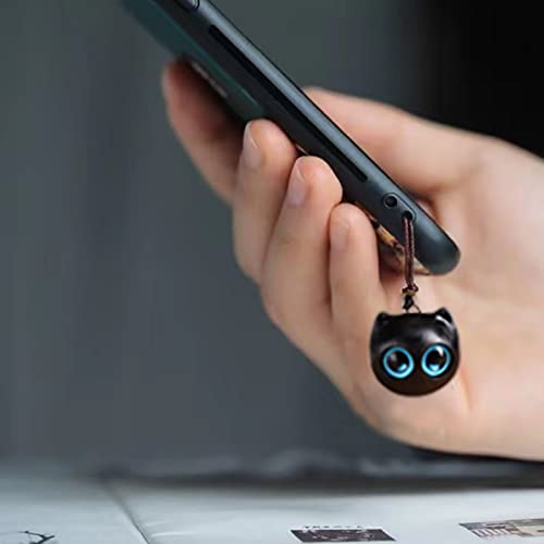 Breakaway Cat Collar For Girl Cats,Personalized Kitten Red Collars, With Removable Wood Pendant And Bell,2 Parts In One Set Unique Cat Necklace Collars, Cute Cats Charms Collar With Bell (Red) #TOP5