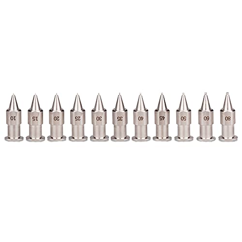 Fhis Dispensing Tapered Dispensing Tip Musashi Integrally Style Precision Dispensing Needles Stainless Steel Nozzle (0.5mm)