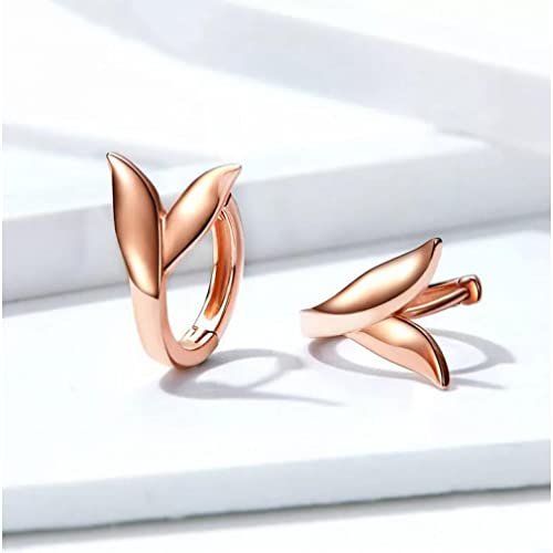 Boucles d'oreilles dauphin rose légères pour lobes sensibles - 3