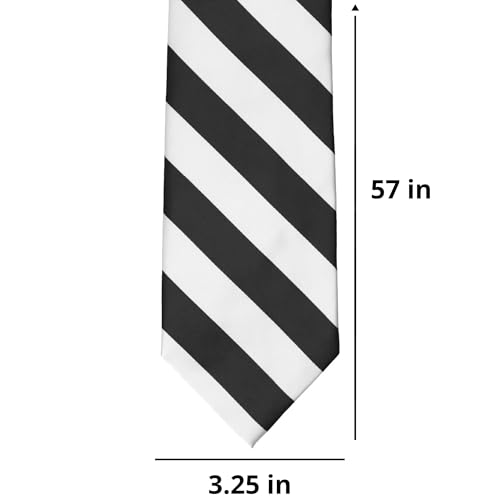 Image of tiemart Men's Striped Tie Standard Length