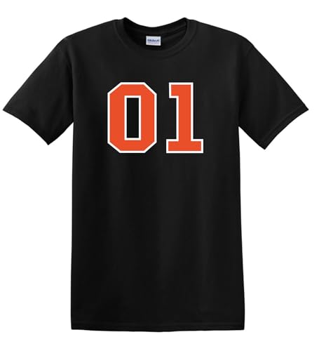 The Dukes of Hazzard 01 General Lee Duke T-shirt pour garçon Dodge Charger années 80, Noir , L