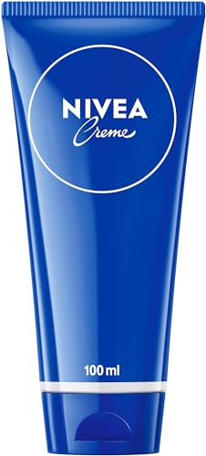 NIVEA Crema Tube Cuidado Universal, Crema Hidratante Clásica para todo tipo de pieles, cuidado de la piel rico con Eucerit relacionado con la piel (100 ml)