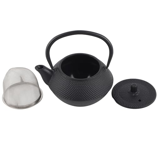 Artisan Cast Iron Teapot 0.3L with Strainer – Plum Blossom Design Japanese-Inspired Infuser Set for Loose Leaf Tea - Image 9