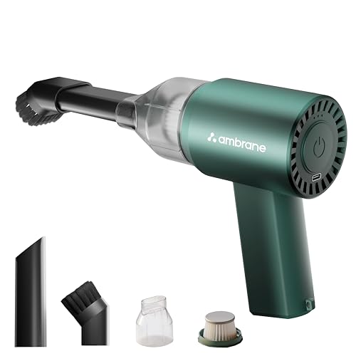 Ambrane Portable Cordless Vacuum Cleaner for Car with 4000PA, HEPA ...