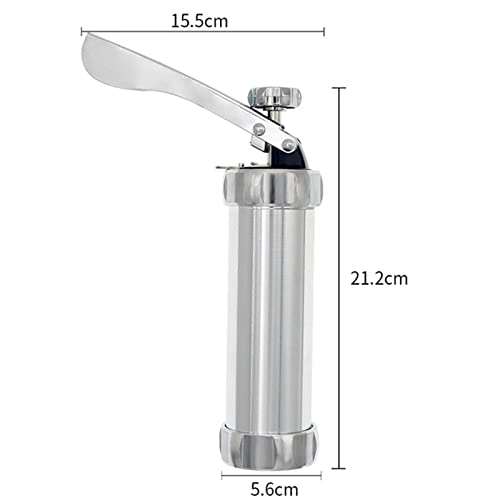 Presse à Biscuits Pistolet à Pâtisserie (22 Pcs) - Acier Inoxydable Kit