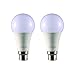 Price comparison product image TEKLED® A60 LED Bulbs | B22 Bayonet Cap | Energy Saving 10W Light Bulb 70W Incandescent Bulb Equivalent | 4000K Dimmable 765LM | 2-Pack | Cool White