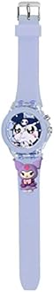 SWADESI STUFF Cute Cartoon Multi Color Lights Rubber Strap Analog Watch for Girls