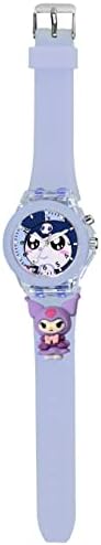 SWADESI STUFF Cute Cartoon Multi Color Lights Rubber Strap Analog Watch for Girls