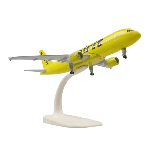 Static Aircraft Model 20cm 1/400 for Spirit Airlines A320 Aircraft Model Diecast Alloy Metal Plane Model Collectible Souvenirs