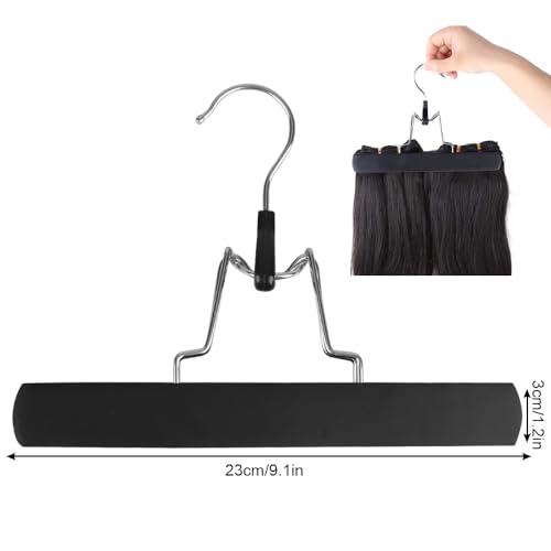 Soportes de madera para extensiones de pelo, pelucas y pantalones con adhesivo 6