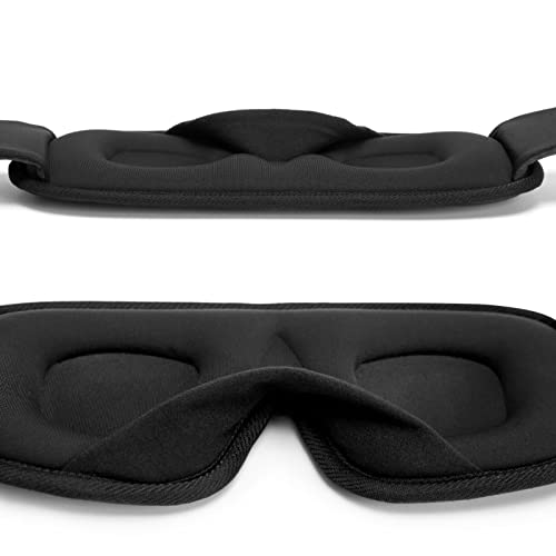 Masque de couchage 3D respirant avec blocage de lumière total noir