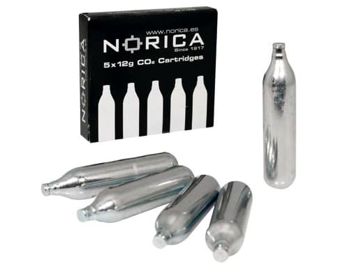 Cartucce di ricarica CO2 per Norica Airguns [5 bombole x 12 grammi]