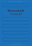 Notenheft - 6 Systeme pro Seite für das Klavier - 64 Seiten Blanko-Notenpapier: Inklusive Inhaltsverzeichnis  6 zweistimmige Systeme zur Komposition für Piano, Violine, Harfe etc.  DIN A4