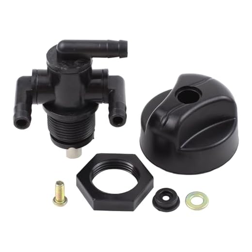 MOTOKU 3 Way Petcock Tank Fuel Shut-off Valve Switch for Polaris ATV