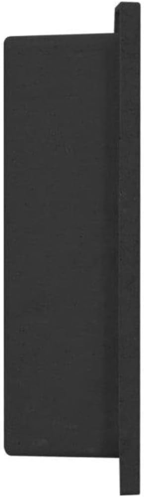 vidaXL Shower Niche - Matt Black, Durable SMC with Resin Construction, Space-Saving Design for Bathroom Decoration and Storage, Easy Install