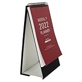 STOBOK Tiger Year Desktop Calendar Coil Office Stationery Planner Elegant Design for Easy Organization and Daily Planning Smooth for Year Use
